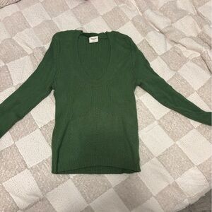 Abercrombie & Fitch Forest Green Women's Cowl Sweater